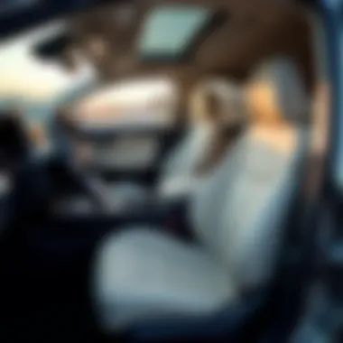 Interior space of Nissan Rogue showcasing passenger comfort